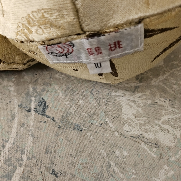 Vintage Embroidered Asian Silk Chinese Plush Teddy Bear Rotating Arms Legs - Picture 11 of 16